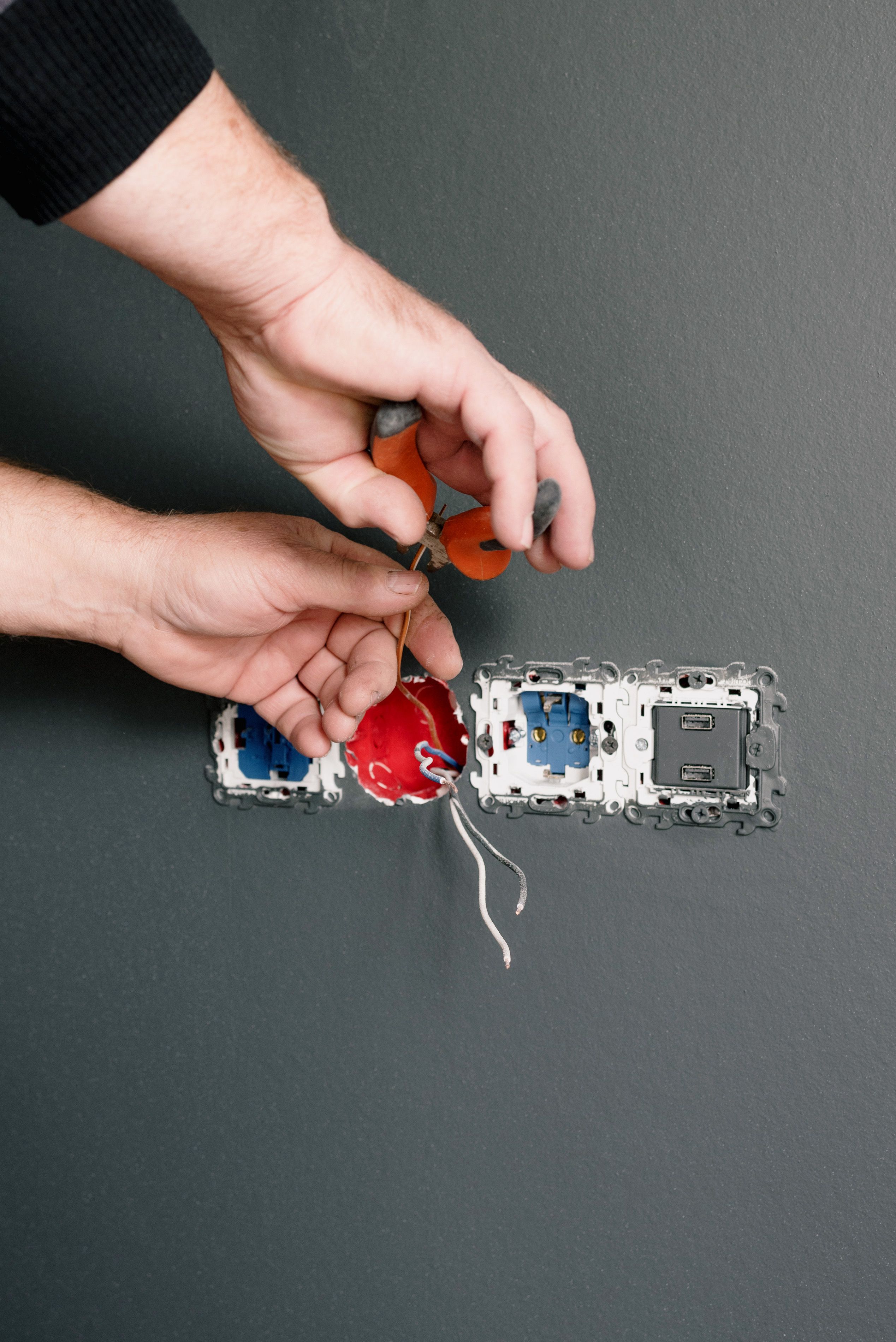 Professional electrical work at Lentz Electrical Services